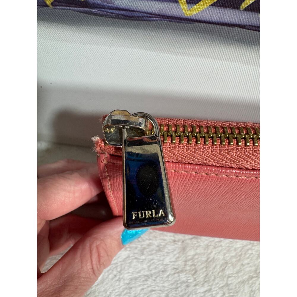 GUC Furla Leather Babylon L Continental Zip-around Wallet - Picture 3 of 6